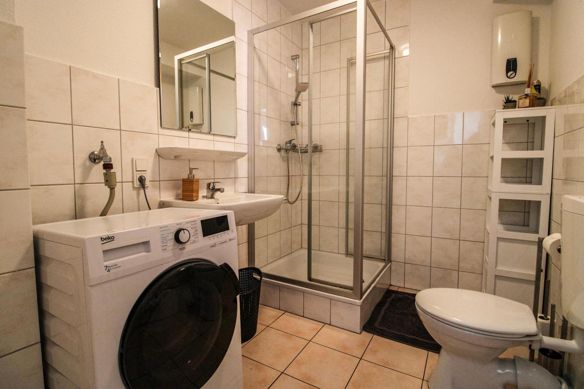 Moderne Fewo Sky Netflix Terrasse Burgblick Boxspringbett Waschtrockner Bullay Bagian luar foto